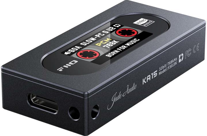 Image du produit FiiO KA15 (Écran, commutateur de gain, USB-DAC)