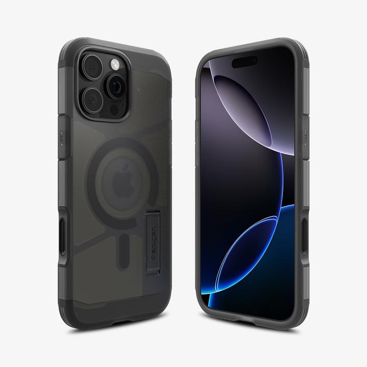 Immagine prodotto Spigen - Tough Armor MagSafe - iPhone 16 Pro Max - Frost Black (Apple iPhone 16 Pro Max)
