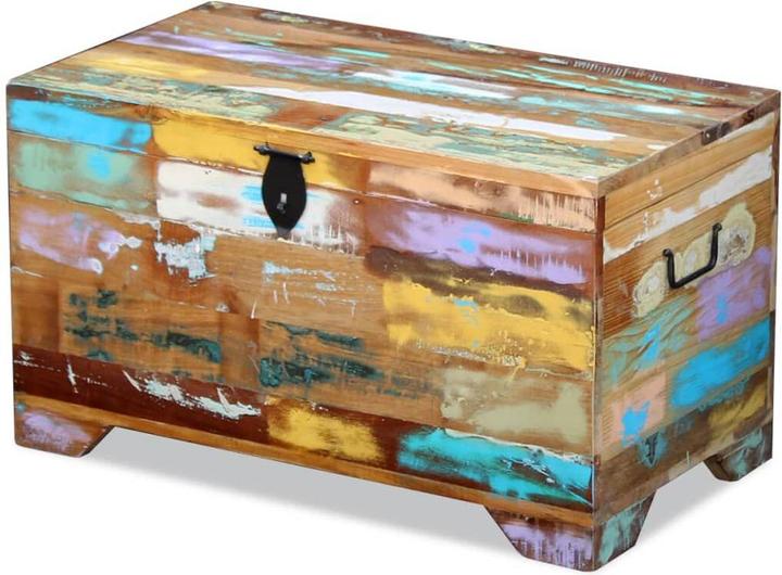 Produktbild VidaXL Truhe Altholz Massiv,Farbe: Mehrfarbig,Material: Massives (73 x 39 x 41 cm)