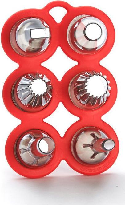 Image du produit de Buyer Set de garniture : 6 Tulles En Tritan Avec Socle (Embout)