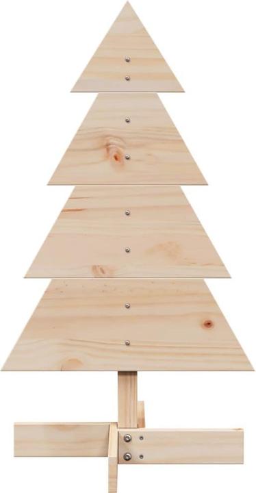 Immagine prodotto VidaXL Albero di Natale in legno Albero di Natale in legno bianco 180cm in legno di pino massiccio (180 cm)