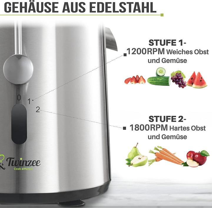 Image du produit Twinzee Centrifugeuse, 850W
