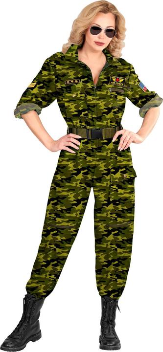 Produktbild Widmann Kampfjet Pilotin Overall - Militär (S, M, L, XL)
