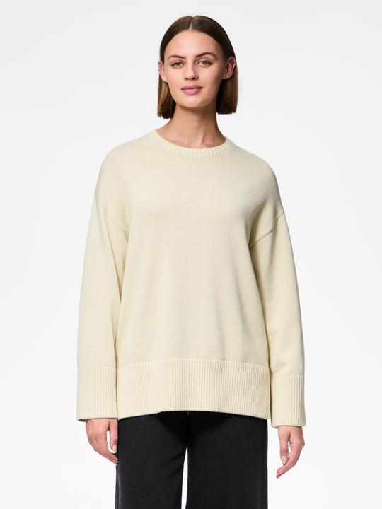 Actual product image Pieces Pcava Ls O-Neck Slit Knit Noos (XS)