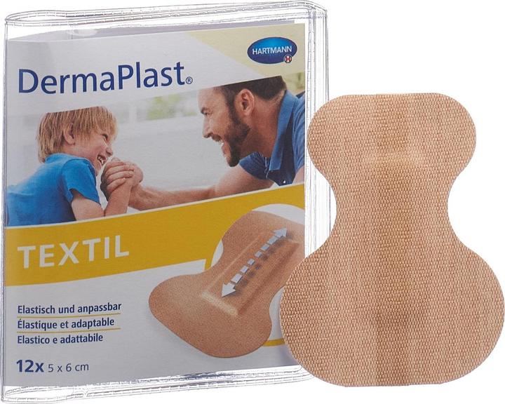 Actual product image DermaPlast Textile plaster (12 x)