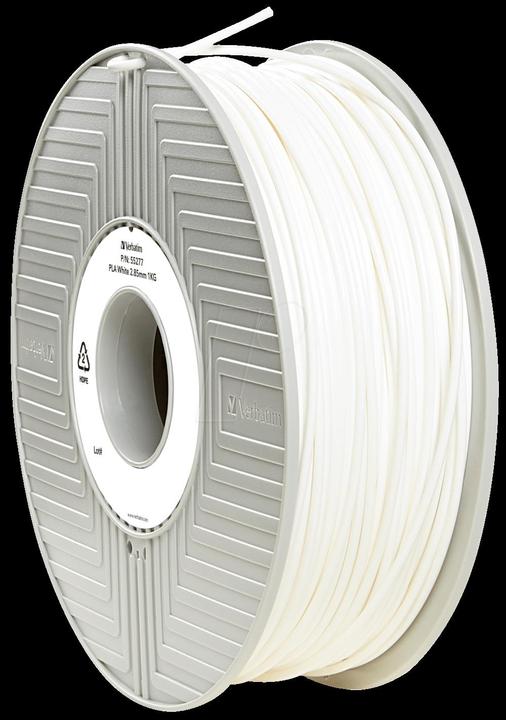 Actual product image Verbatim Filament (PLA, 2.85 mm, 1000 g, White)