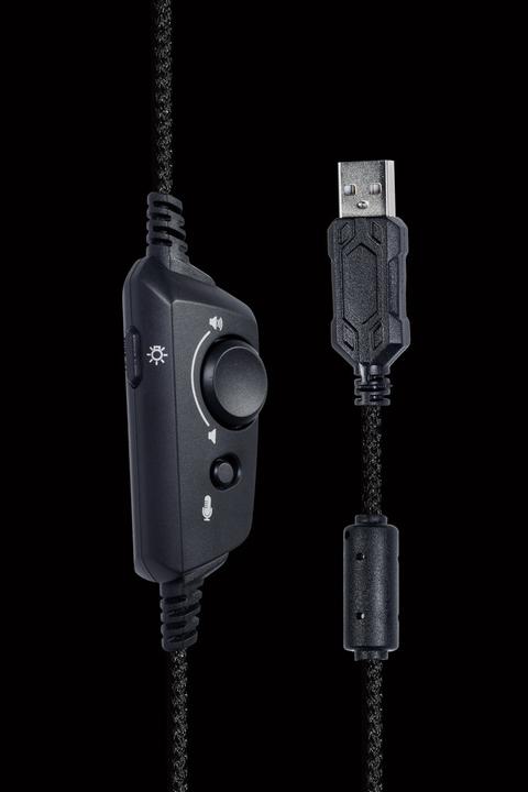 Image du produit Gembird Casque de jeu surround USB 7.1 avec effet lumineux RGB (Filaire)