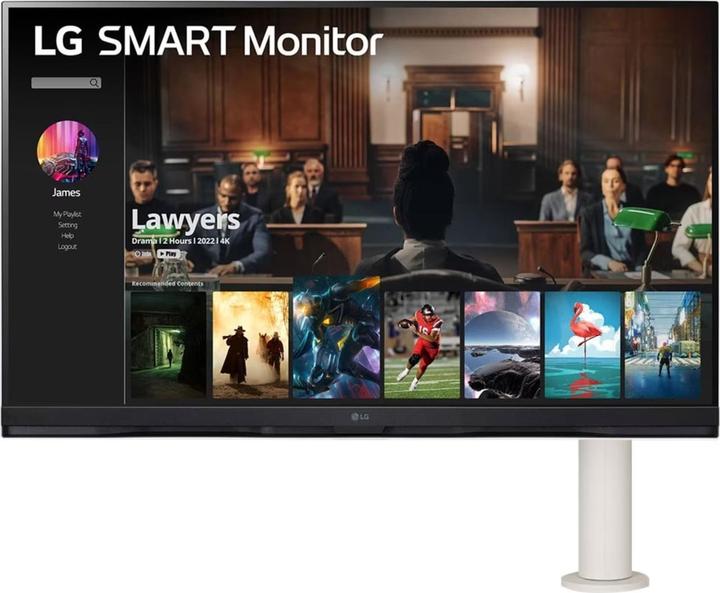 Image du produit LG Moniteur Smart 32SQ780S-W (3840 x 2160 pixels, 32")