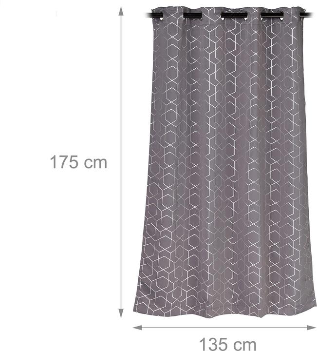 Immagine prodotto Relaxdays tende (135 x 0,5 x 175 cm)