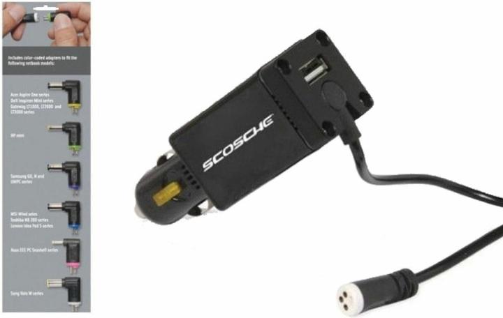 Image du produit Scosche netVOLT chargeur de voiture pour netbooks (50 W)