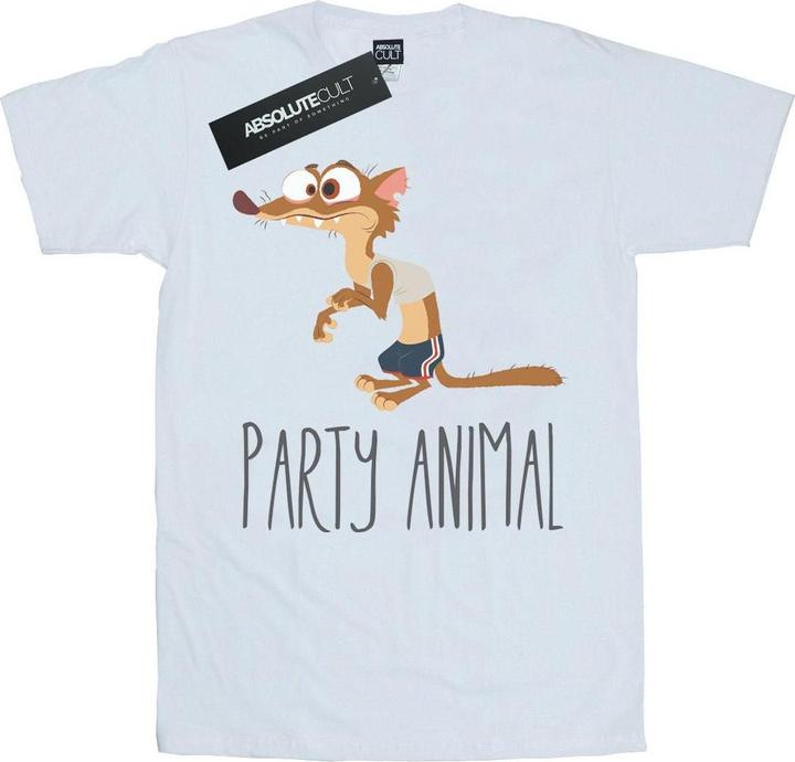 Actual product image Disney Womens/Ladies Zootropolis Party Animal Cotton Boyfriend T-Shirt (XXL)