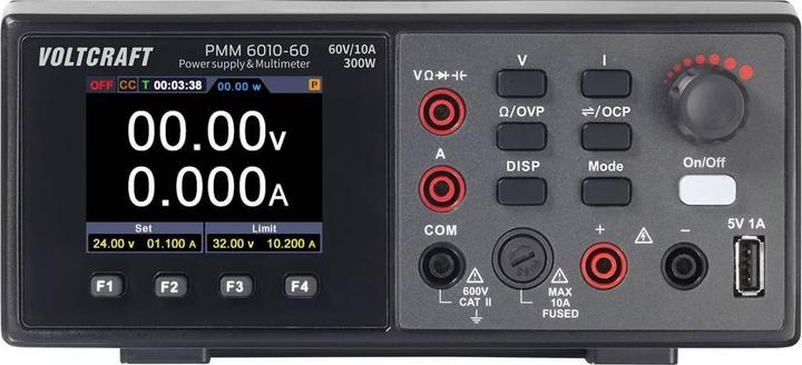 Actual product image Voltcraft PMM 6010-60 Multimeter und Netzgerät digital CAT II 600 V Anzeige (C (CAT II 600V)