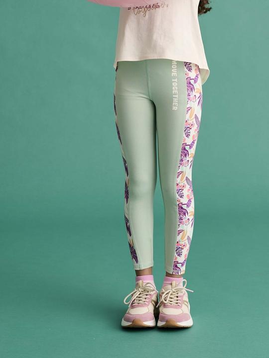 Produktbild Vertbaudet Mädchen Sport-Tights mit Print-Streifen an der Seite (92)