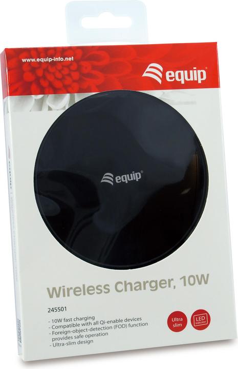 Produktbild equip Kabelloses Ladegerät, für Qi-fähige Geräte (10 W)
