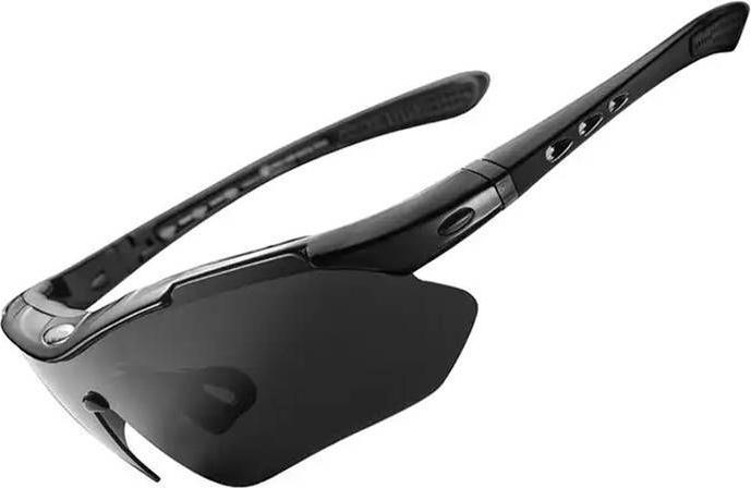 Actual product image Rockbros Polarised cycling glasses 10003 (black) (Black, Black)