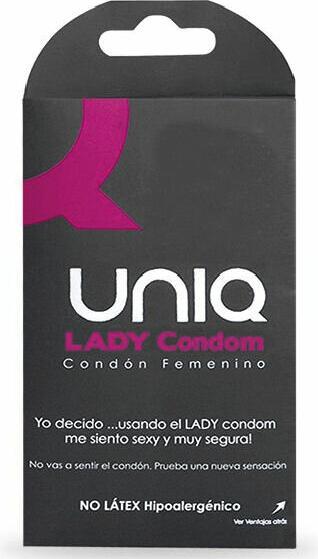 Actual product image Uniq Lady Condom (3 pcs.)