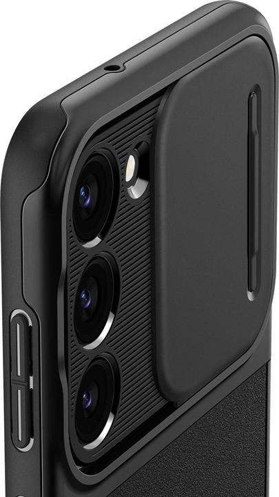 Actual product image Spigen Optik Armor Case for S911B Samsung Galaxy S23 - black (Samsung Galaxy S23)