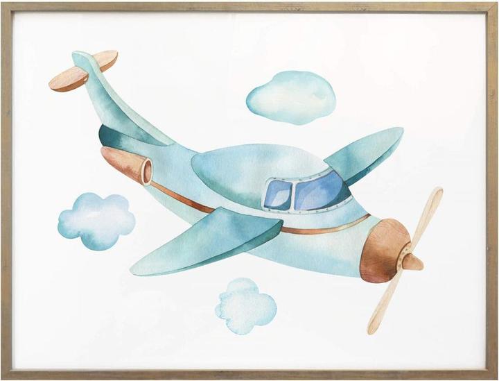 Produktbild Trenddeko Kvilis - Das Flugzeug (50 x 40 cm)