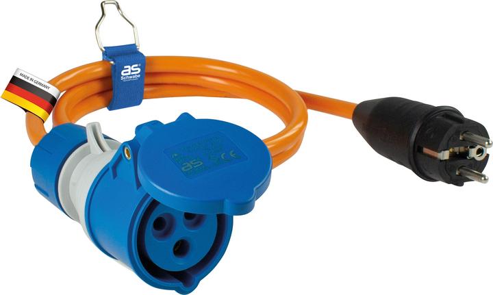 Produktbild As - Schwabe CEE Adapterleitung Französicher Standard Typ E (CEE 7/7, CEE)