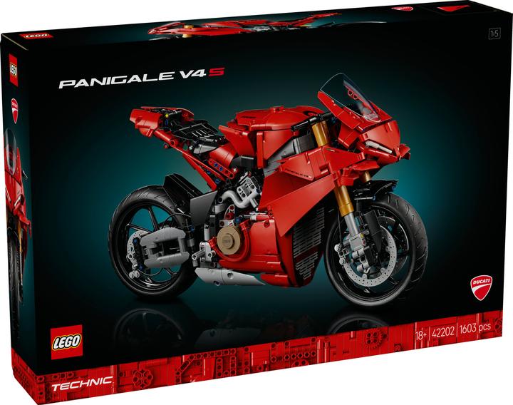 Actual product image LEGO Ducati Panigale V4 S Motorrad (42202, LEGO Technic)