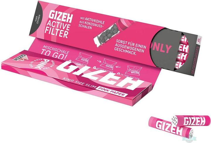 Image du produit PINK Papers KSS + filtre à charbon actif