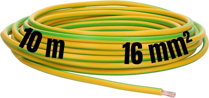 Actual product image Lapp 10 metres 4520006 H07V-K 16.0 mm² green-yellow I Earthing cable I Protective earth conductor 16mm2 (10 m)