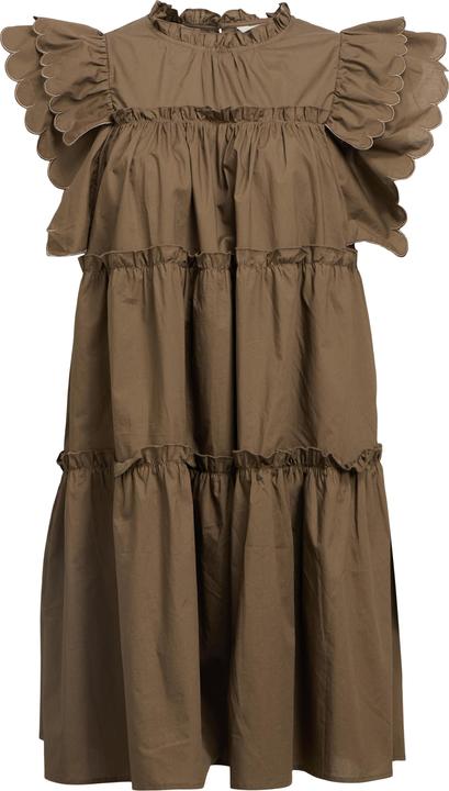 Object Gerüschtes Minikleid
