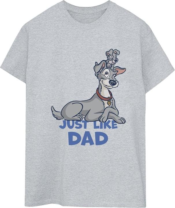 Disney Lady And The Tramp Just Like Dad TShirt (5XL)
