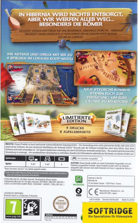 Immagine prodotto Microids Asterix & Obelix XXXL: L'ariete di Hibernia - Edizione limitata (Switch, Switch Lite, Switch OLED, DE)