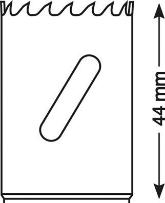 Actual product image Bosch Professional Hole saw HSS bimetal for standard adapter, 68 mm, 2 11/16-in. (68 mm)