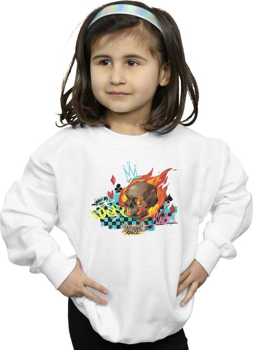 Produktbild Disney Wreck It Ralph Race Skull Sweatshirt Mädchen (140, 146)