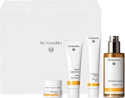 Produktbild Dr. Hauschka DR. HAUSCHKA SET Beatiful Face tonik odświeżający 100ml + krem do twarzy z Róży 30ml + balsam do my (Gesichtspflege set)