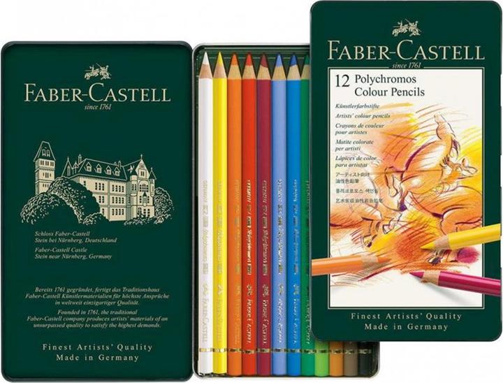 Actual product image Faber-Castell Polychromos (Multicoloured, 12 x)