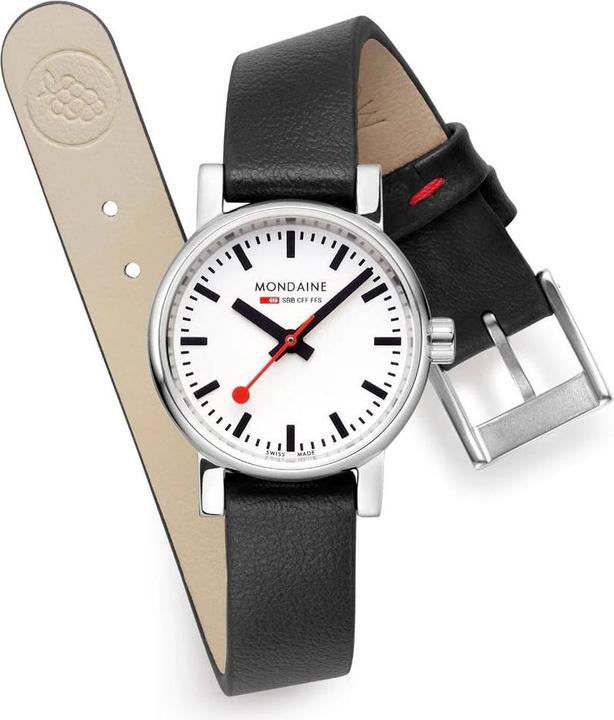 Actual product image Mondaine Evo 2 (Analogue wristwatch, Swiss made, 26 mm)