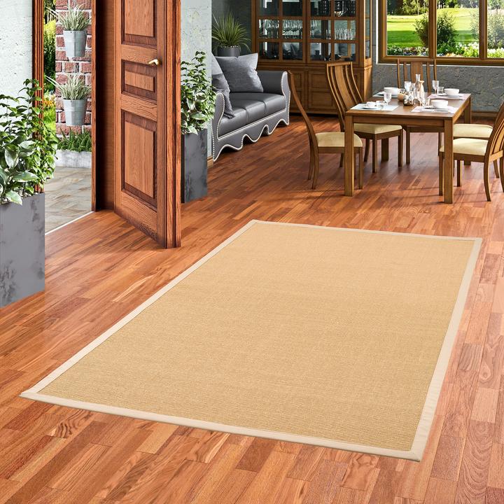 Actual product image Pergamon Sisal carpet Natura Classic with border (120 x 170 cm)