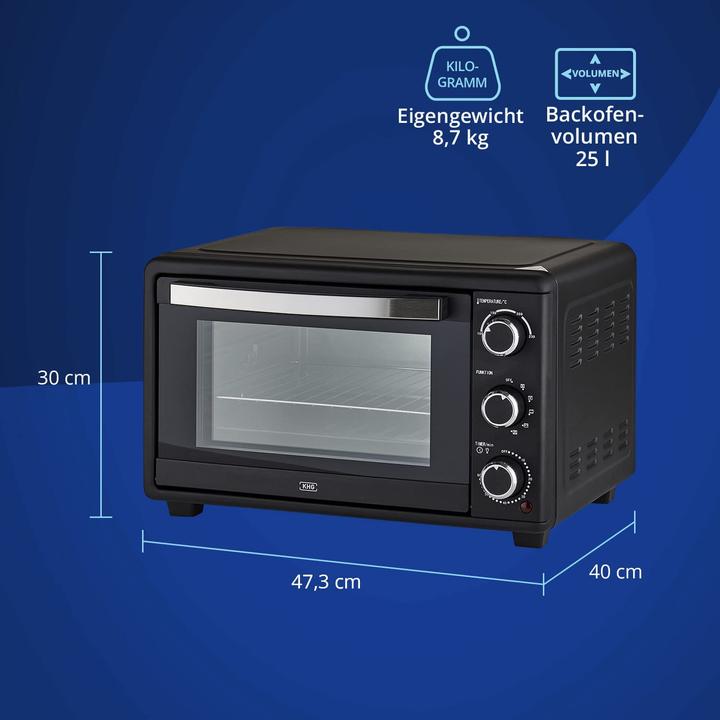 Actual product image KHG Mini oven MBO-25S