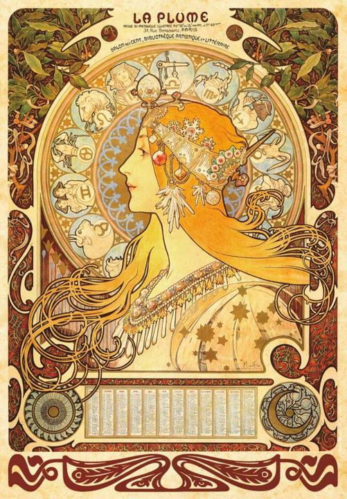 Immagine prodotto D-Toys Puzzle 1000 Alfons Mucha, Zodiak (1000 pezzi)