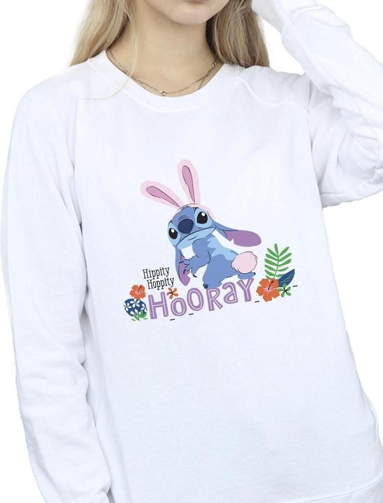 Actual product image Disney Womens/Ladies Lilo & Stitch Hippity Hop Stitch Sweatshirt (XL)