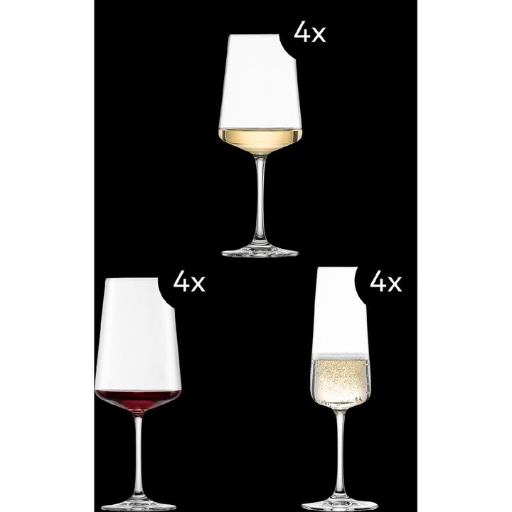 Image du produit Schott Zwiesel Set de verres Mio Vino (38 cl, 12 Verres, Set de verres à vin)
