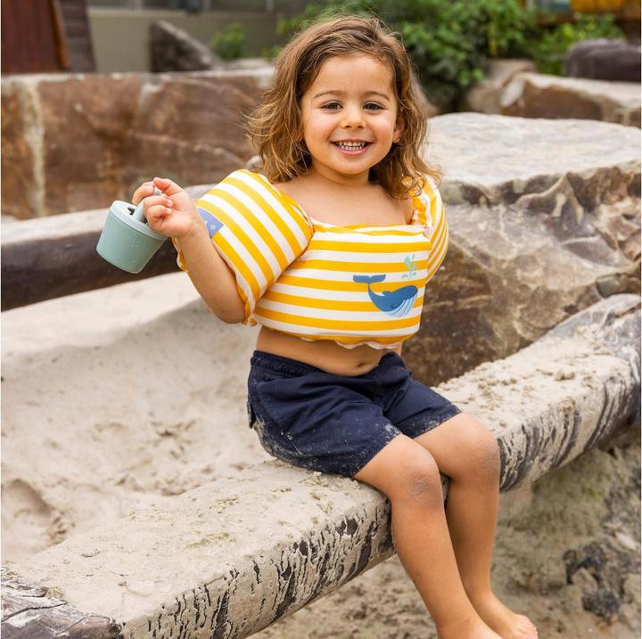Actual product image Swim Essentials Swim Wings Strap 2-6 years Whale Yellow/White