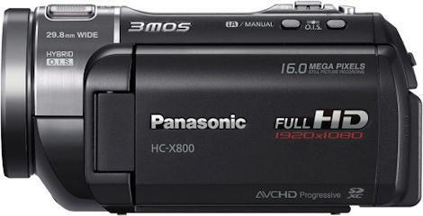 Actual product image Panasonic HC-X800, FullHD, DualFlash, 12xZoom (2.07 Mpx, 50p, 12 x)
