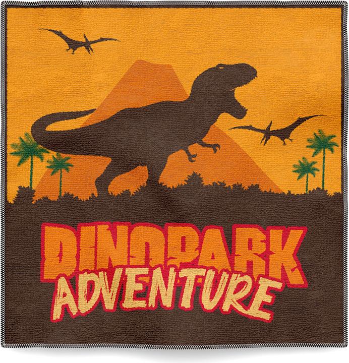 Actual product image Accentra Magic Towel 3254919 Dinopark Adventure (27 x 27 cm)