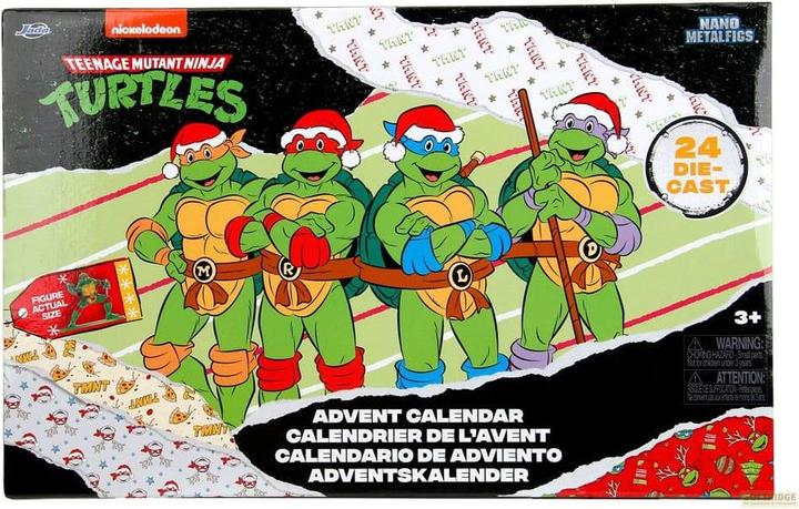 Immagine prodotto Jada Teenage Mutant Ninja Turtles Diecast Minifigures Calendario dell'Avvento Holiday 2024