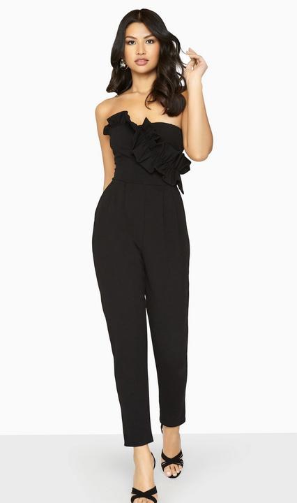 Immagine prodotto Girls On Film Tuta a fascia Halcyon con ruches (34 D)