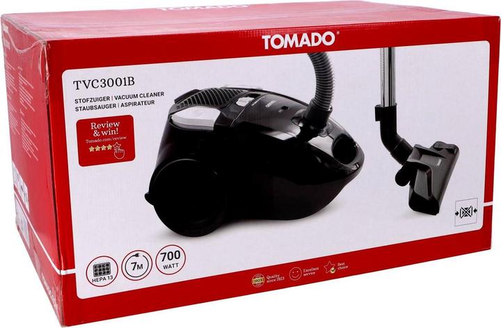Produktbild Tomado TVC3001B - Stofzuiger met stofzak