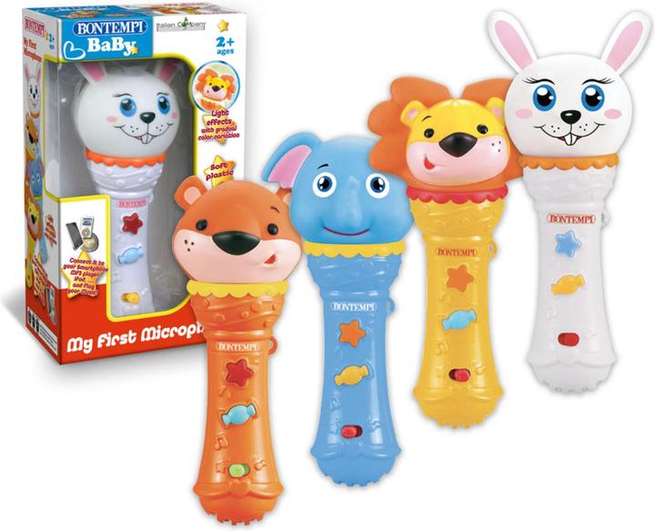 Produktbild Bontempi Baby Karaoke Mikrofon (verschiedene Tiere)