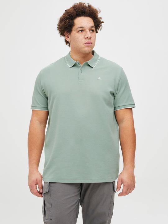 Actual product image Jack & Jones Plus Size Logo Poloshirt Poloshirt (4XL)