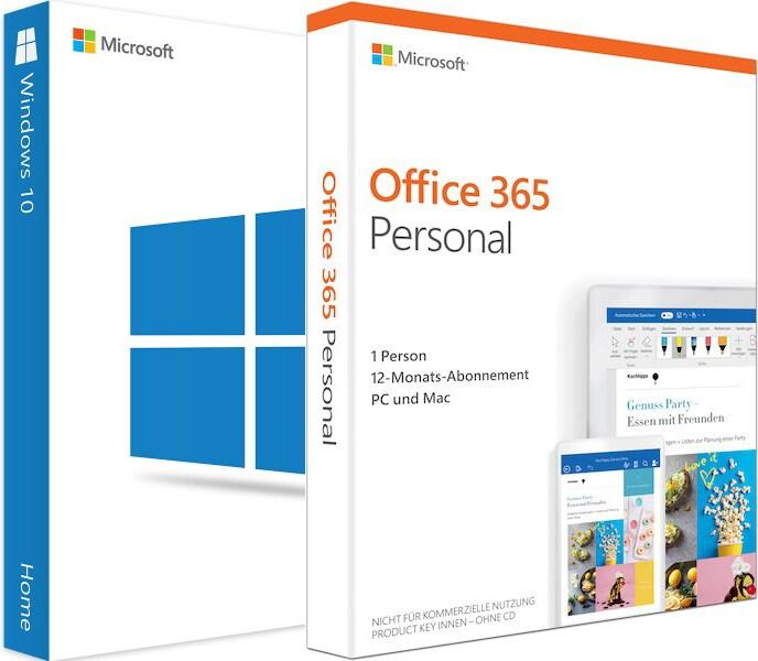 Produktbild Microsoft Windows 10 Home inkl. Office 365 Personal