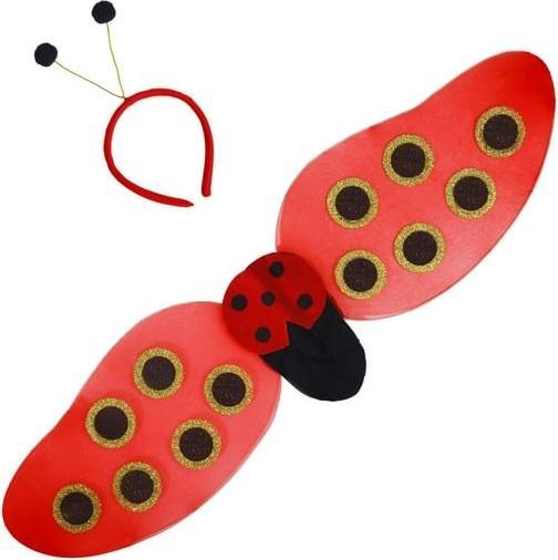 Image du produit Widmann Ensemble d'ailes de coccinelle 2 pièces - Costume de carnaval (Taille unique)