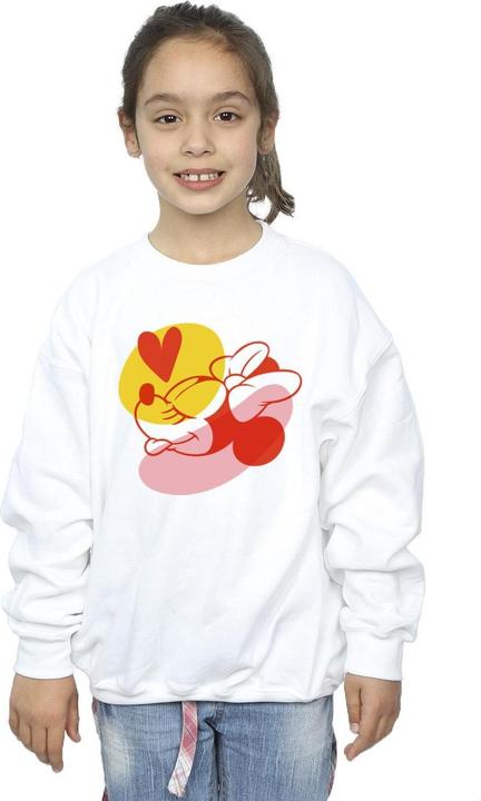 Produktbild Disney Minnie Mouse Tongue Heart Sweatshirt Mädchen (116)